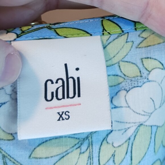 #23 3/$18 - Cabi Green/Blue Tank Top Size XS - Picture 5 of 6